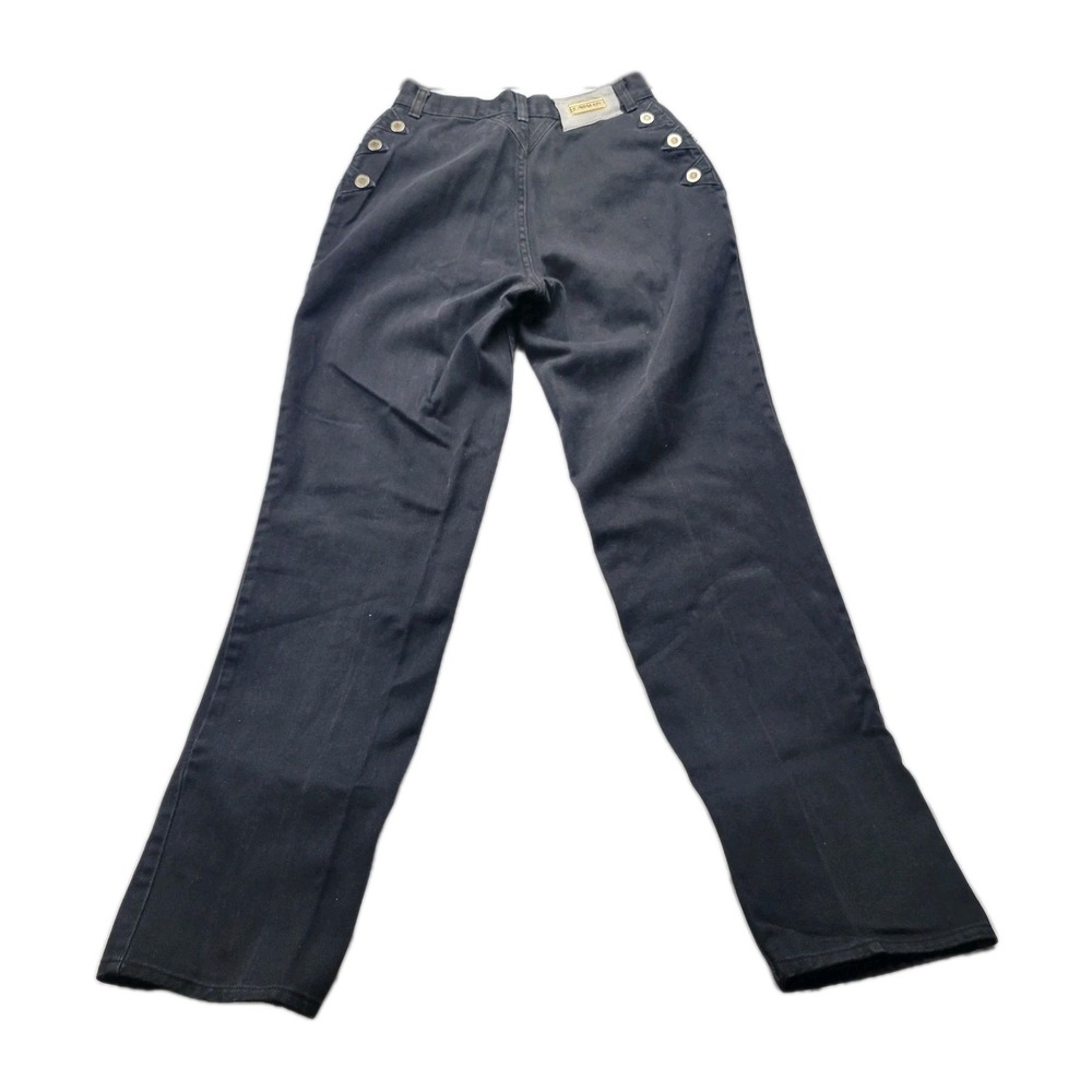 Lawman Western World Class Denim Bareback High-Rise Jeans Size 9 Rodeo Black VTG - Picture 9 of 9